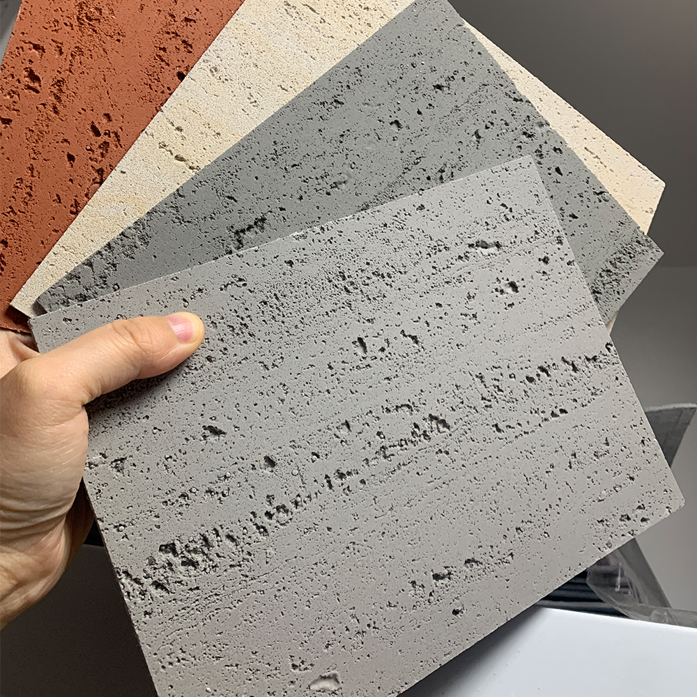 Custom flexible stone panel design