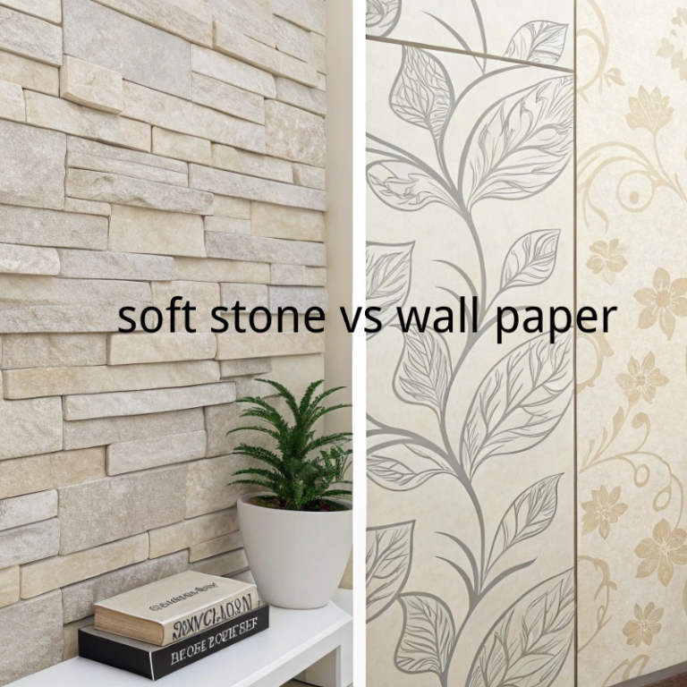 Soft Stone Panels vs. Wallpaper: Best Wall Decor Choice