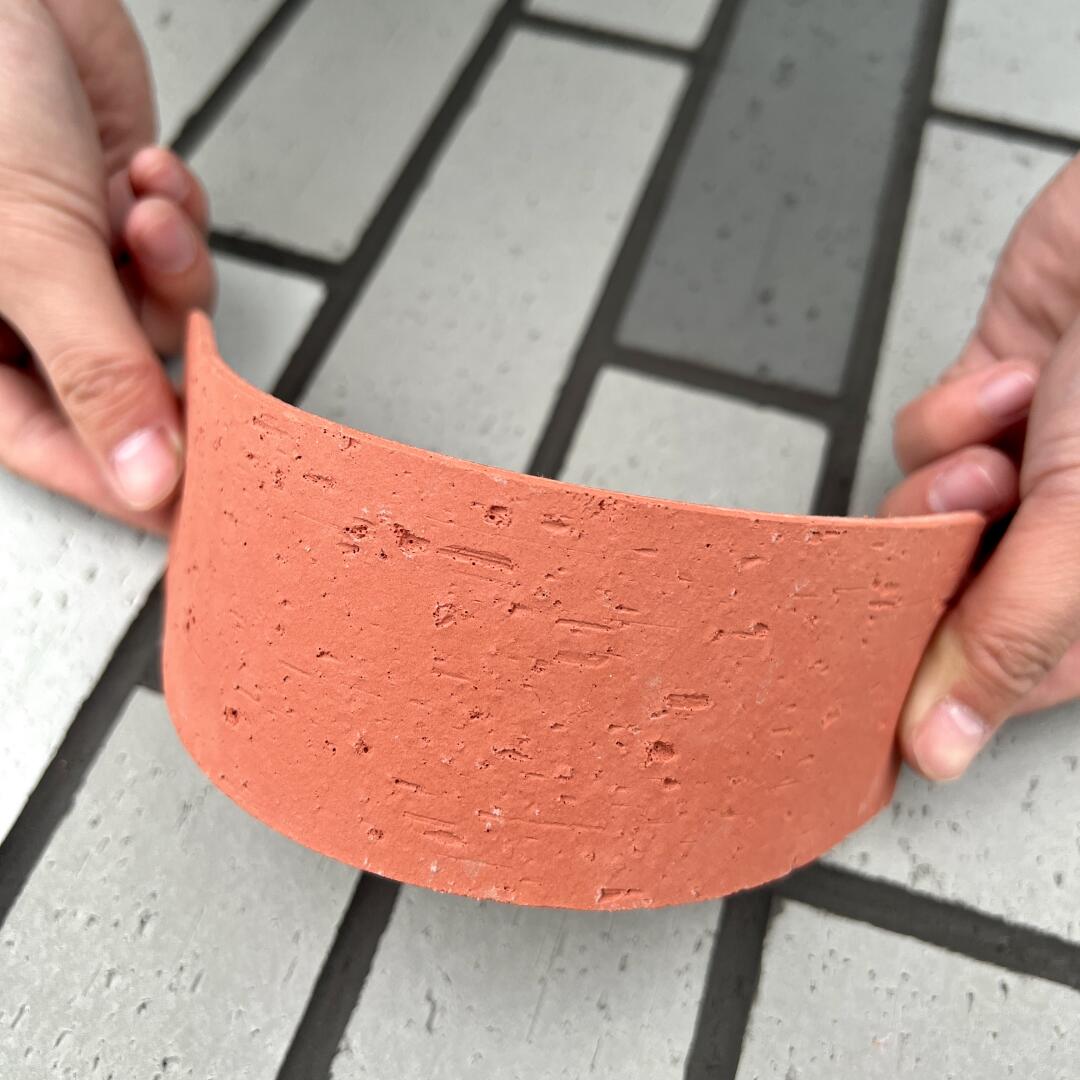 Flexible brick exterior panel finish