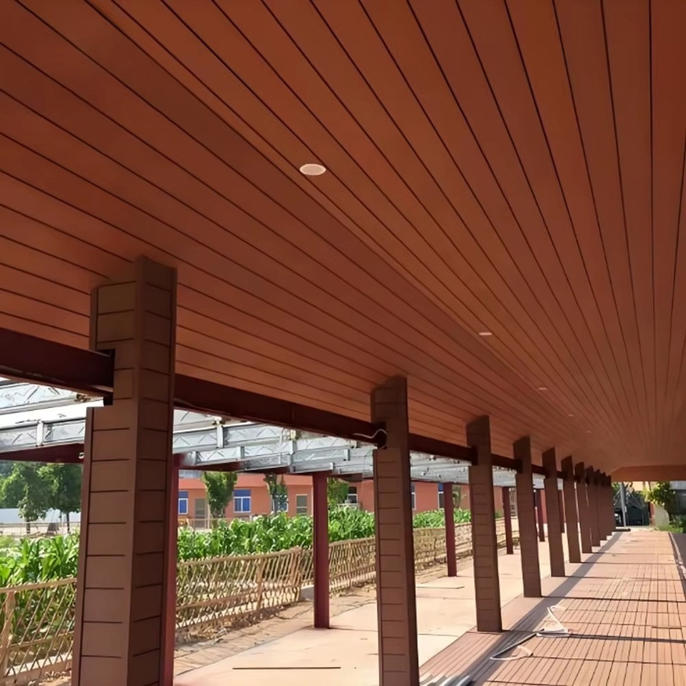 wpc panel outdoor decorative showcase