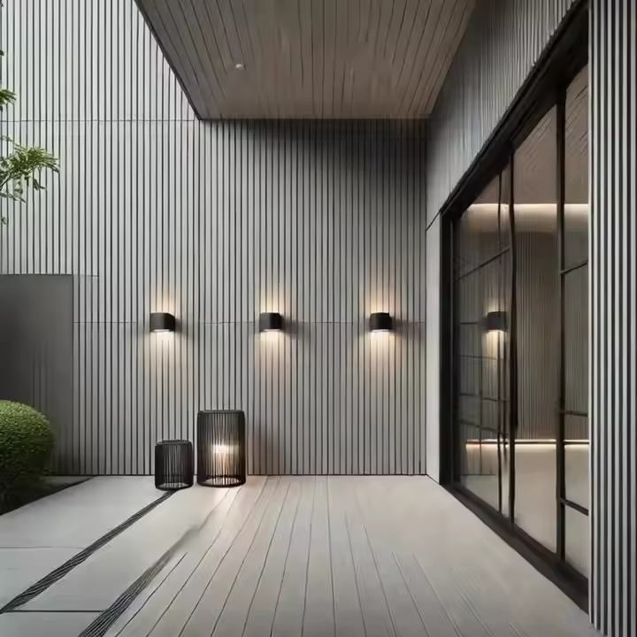 WPC wall panel application