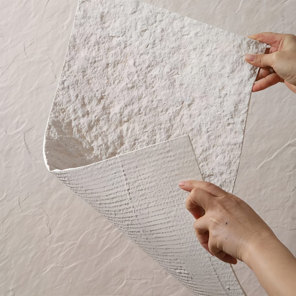 High impact resistance test on marble-textured flexible panel showing durability under stress