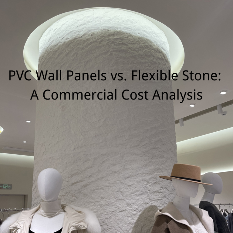 PVC Wall Panels vs. Flexible Stone: A Commercial Cost Analysis